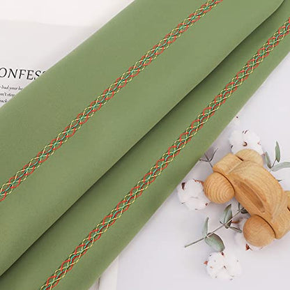 Bed Runner for King Size Bed, Green Bedding Scarves, 260 x 50 cm - color: Green, size: King