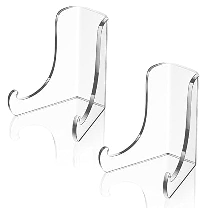 Chunful Acrylic Plate Stand Display Easel Holder,5.1 x 5 x 6 Inch - size: 5.1 x 5 x 6 Inch