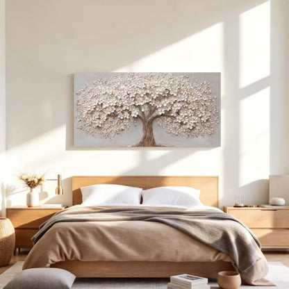 Modern Tree of Life Canvas Wall Art Pictures for Living Room Prints 20"X40" - color: JYQ-01N, size: 40"L x 20"W