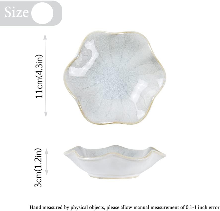 Ceramic Jewelry Dish Tray, Ring Dish Holder,Trinket Tray,Small Key Bowl - color: White, size: 4.3 inches