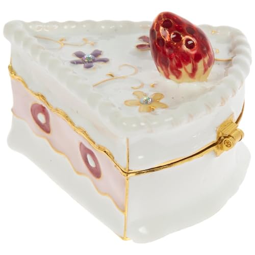 Hobby Lobby Strawberry Cake Mini Jewelry Box, Tinket Box - color: Strawberry Cake