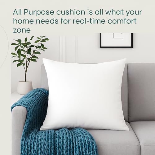 LANE LINEN 12x20 Pillow Inserts, Pack of 4, Soft, Down Alternative - White - size: 12x20