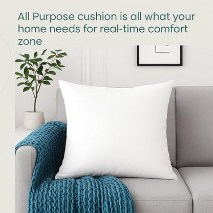 LANE LINEN 12x20 Pillow Inserts, Pack of 4, Soft, Down Alternative - White - size: 12x20