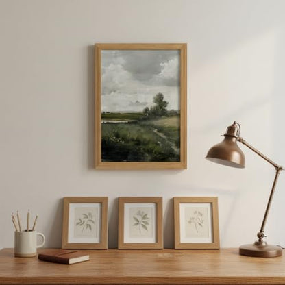 smvexyl Framed Landscape Wall Art, Neutral Nature Canvas Print, 16x24 - color: fengjingshu, size: 24"L x 16"W