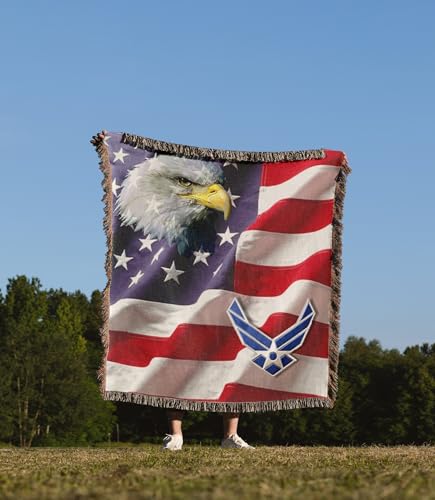 3dRose USAF Airforce Woven Blanket