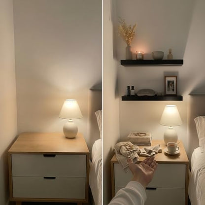 Solid Wood Floating Shelves for Wall 24 inch Black, Wooden Bathroom Shelf - color: Black, size: 24 Inch