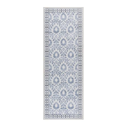Gertmenian Indoor Boho Area Rug | Home Decor for Entryway, Bedroom, Living Room, Office, Kitchen | Non Slip, Soft, Printed Accent Rugs | Esme, Blue, 2x6 Runner, 24557 - color: Esme, Blue, size: 2'2" x 6' (Runner)
