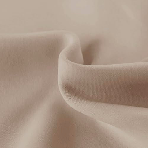 Hiasan Camel Valance Curtains for Window 42 x 18 Inches 1 Panel - color: Camel, size: 42"W x 18"L (Pack of 1)