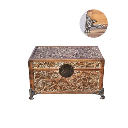 24Pcs Antique Brass Box Legs Feet Corner Protectors with Screws - size: StyleB