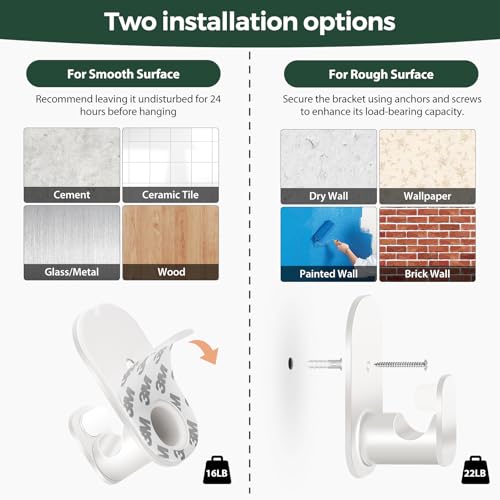 USFOOK White Curtain Rods No Drilling 16 to 30 Inch, 2 Pack - color: White, size: 16-30"(2 pack)