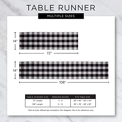 DII Lemon Bliss Tabletop Collection, Table Runner, 14x108 - size: 108" x 14" (Rectangular)