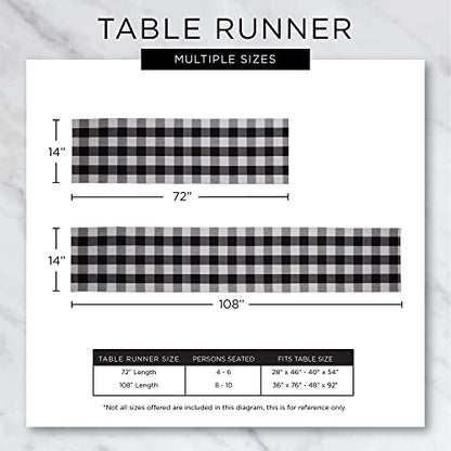 DII Lemon Bliss Tabletop Collection, Table Runner, 14x108 - size: 108" x 14" (Rectangular)