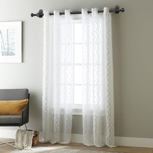 KAMANINA No Drill Curtain Rods for Windows 32 to 58 Inch, Adjustable, Black - color: Black, size: 32-58"