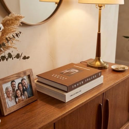 Linen Faux Decorative Books Hidden Storage Set of 2 for Coffee Table Shelf