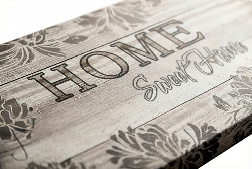 HUADAOART Home Sweet Home Canvas Wall Art – Framed Inspirational Quote Print for Living Room Entryway Farmhouse Decor Waterproof 20x40 Inch - size: 40"L x 20"W