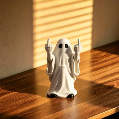 Halloween Finger Ghost Figurine Scary Ghost Resin Statues 1 Pcs - color: Styl 19