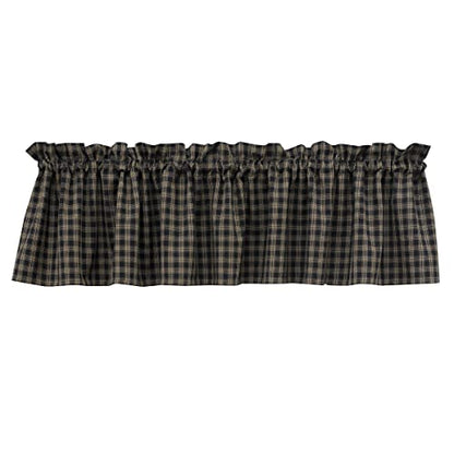 Sturbridge Black Valance 72" x 14" - color: Black