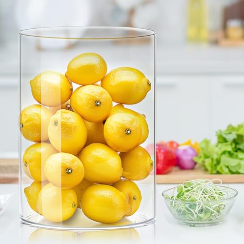 JYPS Flower Clear Vase Centerpiece for Home - size: 1 Piece - 6'' W*8'' H