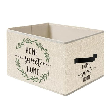 Home Sweet Home Storage Basket Organizer - color: Home Sweet Home