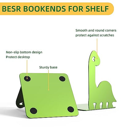 Book Ends,Heavy Duty Metal Bookends Universal Economy Bookends (2)
