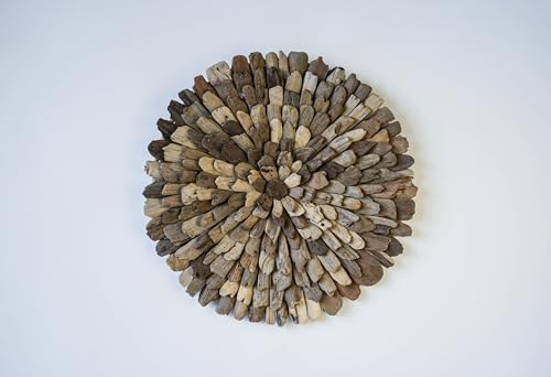 Creative Co-Op Round Driftwood Wall Décor