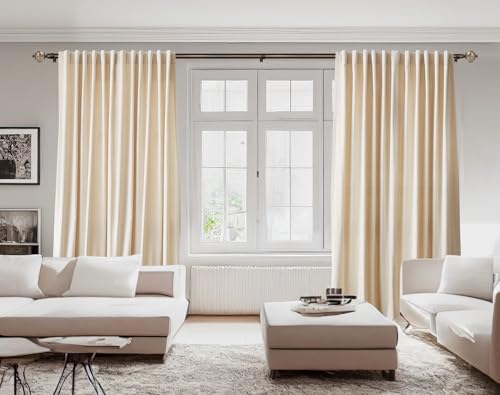KAMANINA 1 Inch Curtain Rods for Windows 66 to 120 Inch, Bronze Drapery Rod - color: Bronze, size: 66-120"