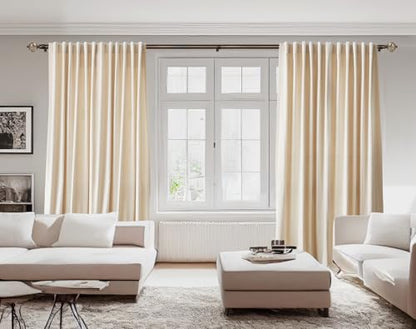 KAMANINA 1 Inch Curtain Rods for Windows 66 to 120 Inch, Bronze Drapery Rod - color: Bronze, size: 66-120"