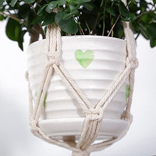 ELANE 2PCS 3-Tier 70" Macrame Plant Hangers Basket Plant Hanger Indoor Outdoor Hanging Plant Holder for Stand Flower Pots Decorations - size: 3-tier