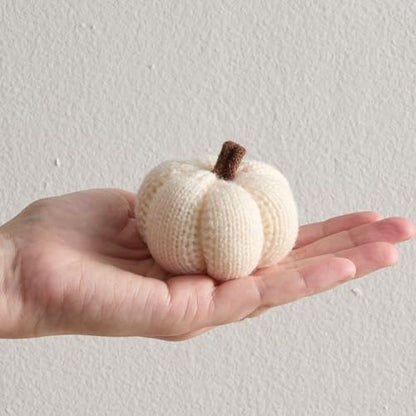 Your Heart's Content Mini Knit Pumpkins (Cobblestone 5) - color: Cobblestone 5