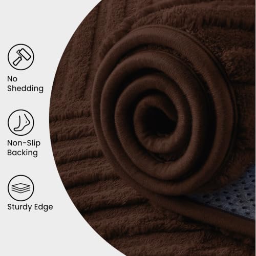 Sour Lemon Area Rugs 9x12 Living Room Bedroom, Brown Rug Large Carpet - color: Coffee, size: 9' x 12' (Rectangular)