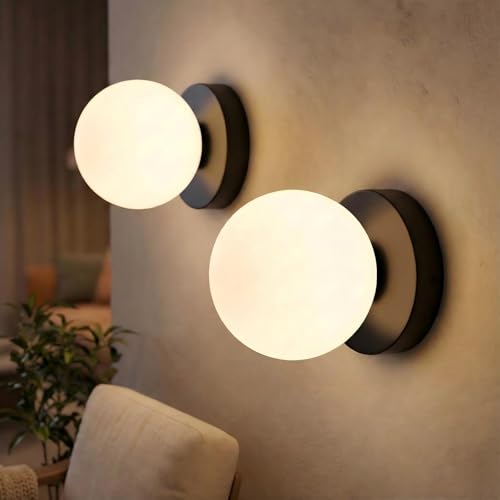 Battery Operated Wall Sconce Set of 2, Dimmable Wireless Black Wall Lamp with 14000mAh Rechargeable Battery, Portables Cordless Wall Light Fixtures for Painting Living Room Bedroom Bathroom - color: Black, size: 2 PCS
