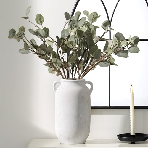 Vanselia Ceramic Flower Vase Home Table Decor Living Room Farmhouse 12 in - color: 12" Rustic