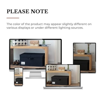 GRANNY SAYS Extra Large Storage Bins with Lids, Closet Bins, Black - color: Black, size: Extra Large - 1 Pack