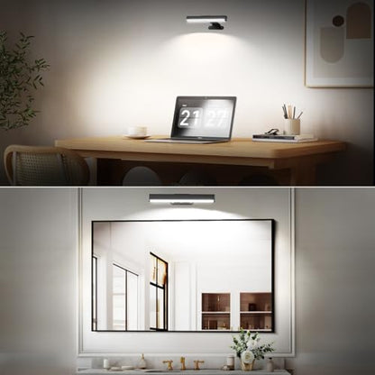 EUIOKUN Wireless Picture Light with Remote,Battery Operated Wall Sconces - size: 6Pack Black