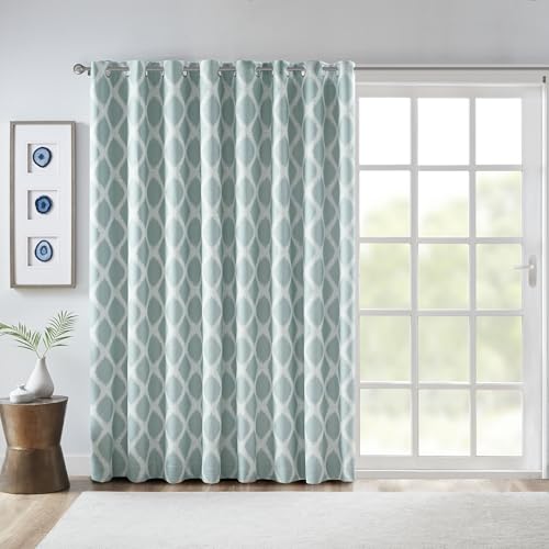 Sun Smart Blackout Window Curtains, Thermal Insulated 1 Panel 100x84 Aqua - color: Aqua, size: 100"W x 84"L (Pack of 1)
