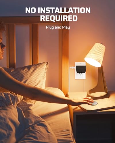 DEWENWILS 2 Pack Touch Dimmer Switch, 3 Levels of Dimming, Black - color: Black, size: 2 Pack
