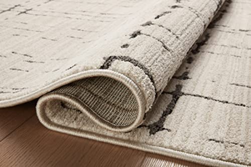 Loloi Darby Sand/Dk. Grey 5'-3" x 7'-6" Area Rug - color: Sand / Dk. Grey, size: 5'3" x 7'6" (Rectangular)