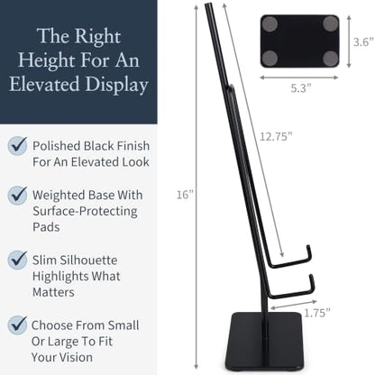 Airy Abode Tabletop Easel, Large Black Metal Display Stand, 1 Pack - size: Large