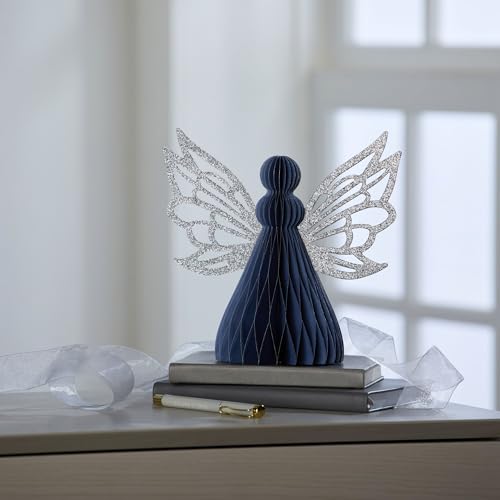 Your Heart's Content Honeycomb Paper Angel (Blue Angel) - color: Blue Angel