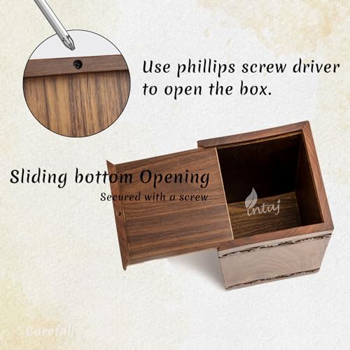 Guitar Wings Wooden Urn for Human Ashes, Medium 115 Cu in, White - color: Antique White, size: Medium (115 Cu In, to 115 lb)