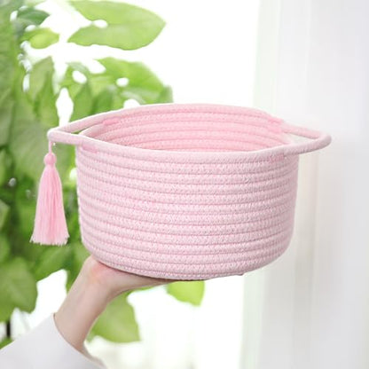 Small Gift Basket Empty to Fill, Cellophane Bag & Ribbon, Pink - color: Pastel Pink, size: 1 Pack