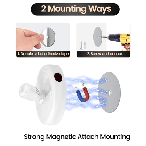 Wireless Spotlight Battery Powered, Rechargeable Plant Spot Light Indoor - color: chargeable White