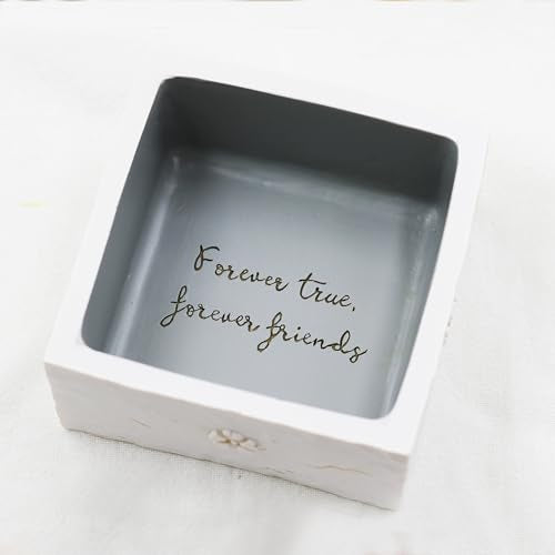 Best Friend Keepsake Box, Sculpted Hand-Painted Keepsake for Women, Sister Gifts - style: Best friend gifts for women