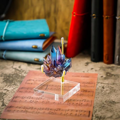 Kigley 8Pcs Display Stand Crystal Holder, Gold, 2 x 2 x 3.5 Inch - color: Gold, size: 2 x 2 x 3.5 Inch