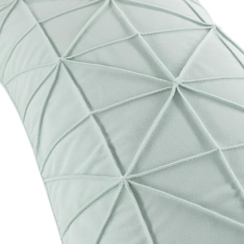 JWH Velvet Pillow Cover, Apple Green, 14x24 Inch - color: Apple Green, size: 24" x 14" (Pack of 1)