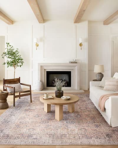 Loloi Skye Blush/Grey 2'-0" x 5'-0" Accent Rug - color: Blush / Grey, size: 2' x 5' (Rectangular)
