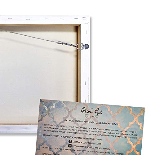 The Oliver Gal Artist Co. Abstract Wall Art Canvas - size: 24"L x 16"W, style: Canvas Print