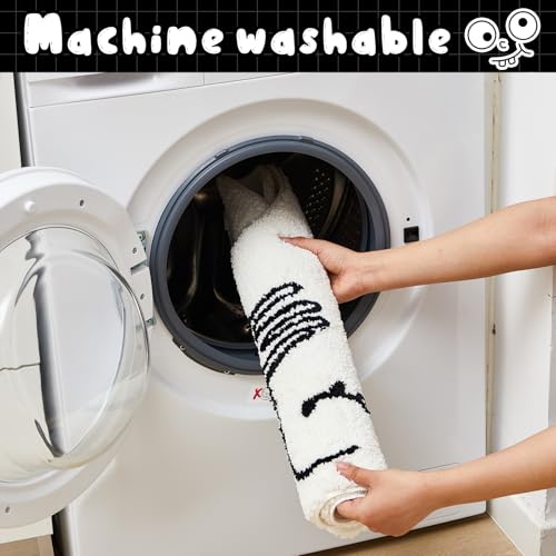 Drydiet Toilet Rug U Shaped Washable Rugs, Stick Figure - style: Stick Figure