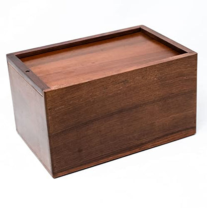 Handcrafted Wooden Urn (Medium Size) Beautiful Unique Tree of Life Rosewood Design - Urns for Human or Pet Ashes - size: L-8x6x4
