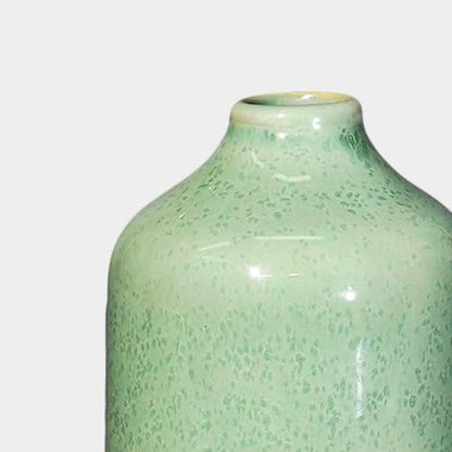 Sunddo Small Green Ceramic Bud Vase, 4 inch - color: Green, size: 4 inch
